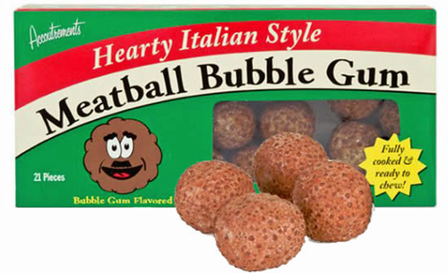 meatball bubble gum